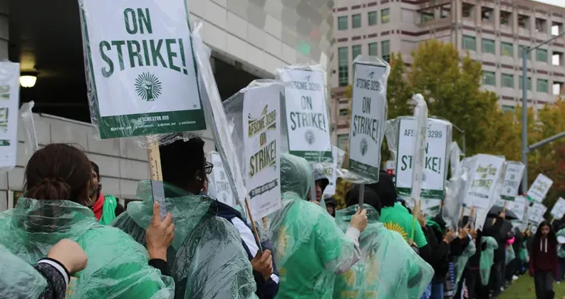 AFSCME 3299 On Strike